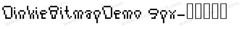 DinkieBitmapDemo 9px字体转换